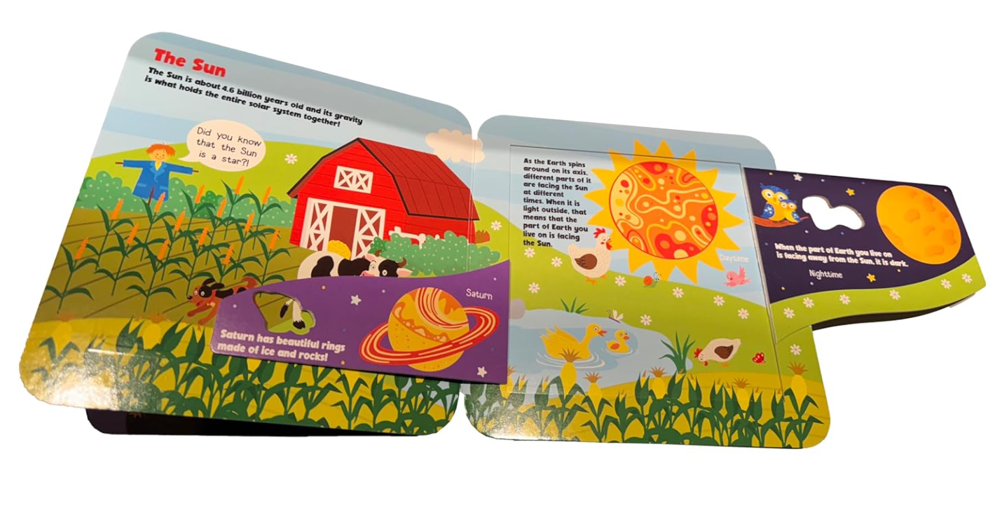 Plants and Stars – Interactive Board Book with Flaps