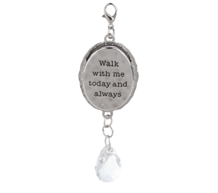 Clip-On Memorial Charm – Keepsake Accent for Bouquets or Personal Use
