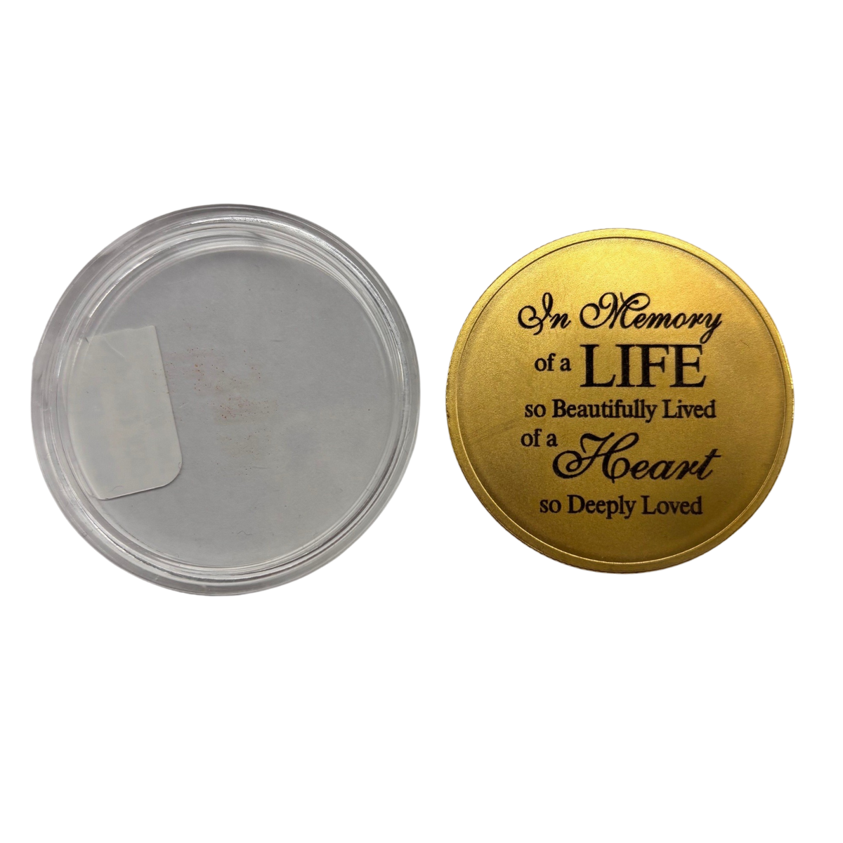 Gold Tone Memorial Challenge Coin