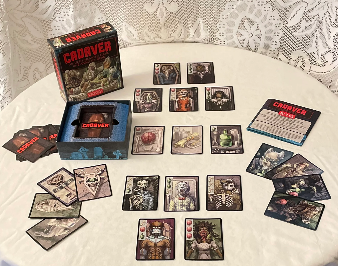 Cadaver Card Game – Necromancer Strategy Game – Ages 14+