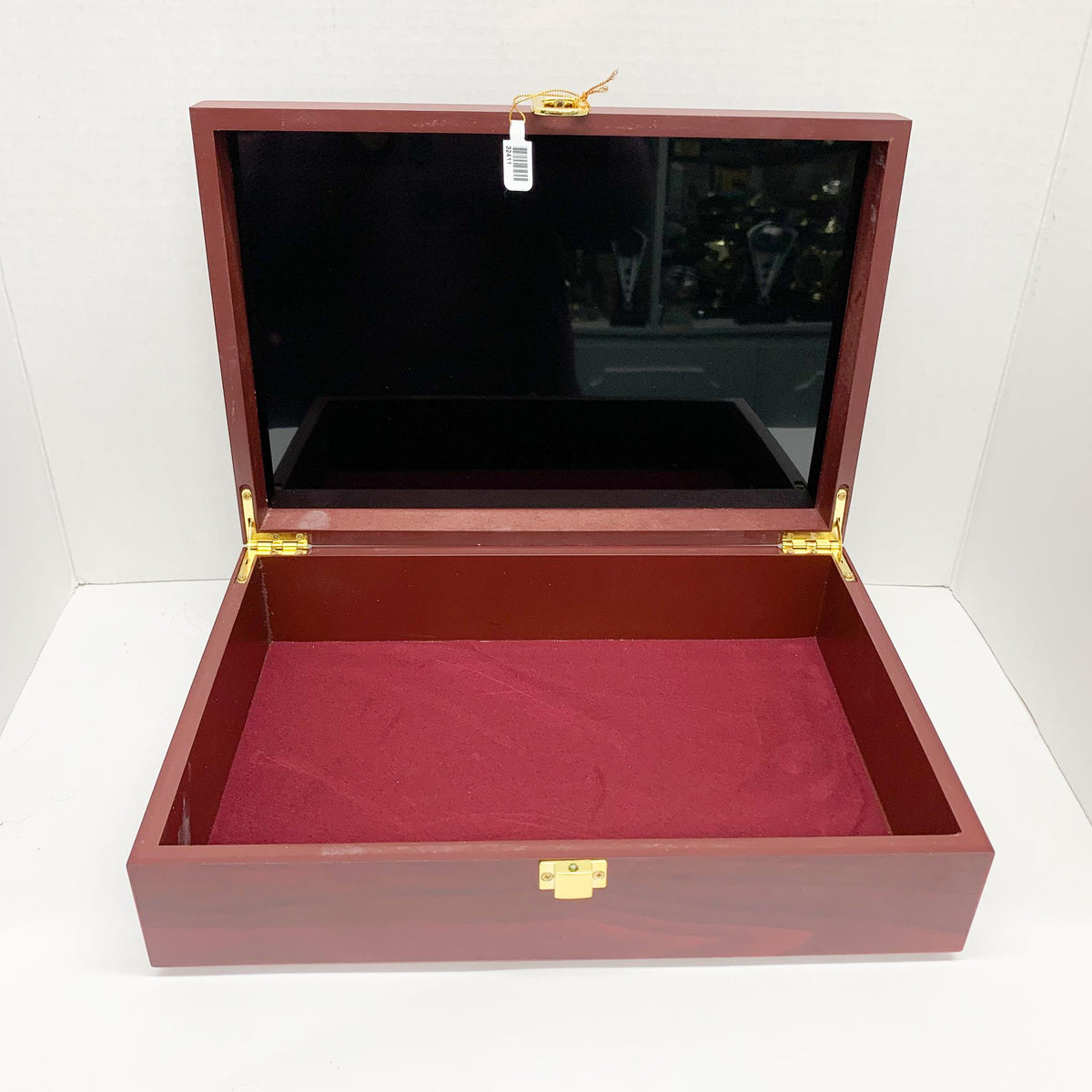 Rosewood Finish Keepsake Box