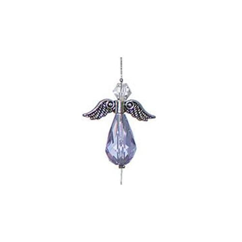 Lilac Crystal Guardian Angel Suncatcher – Rainbow Maker