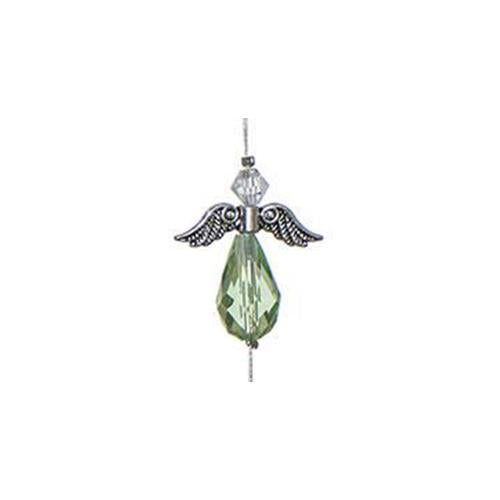 Green Crystal Guardian Angel Suncatcher – Rainbow Maker