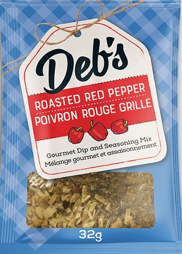 Deb’s Dips Roasted Red Pepper Gourmet Dip Mix