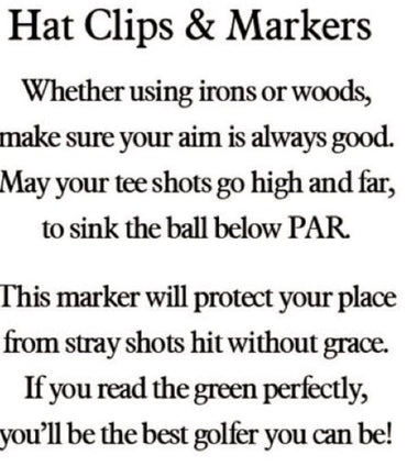 Doctor's Orders Hat Clip with Ball Marker