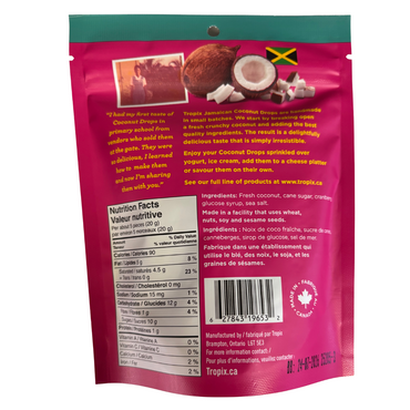 Jamaican Coconut Drops - Cranberry