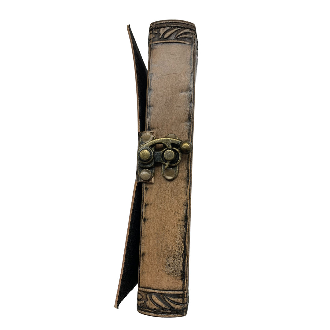 Handcrafted Leather Journal – Turtle Design