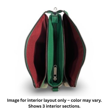 Orange Pebbled Vegan Leather Shoulder Bag – 10"x7"x4"