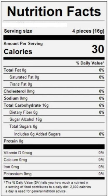 FlavorDrops Zero Sugar Hard Candies 100g