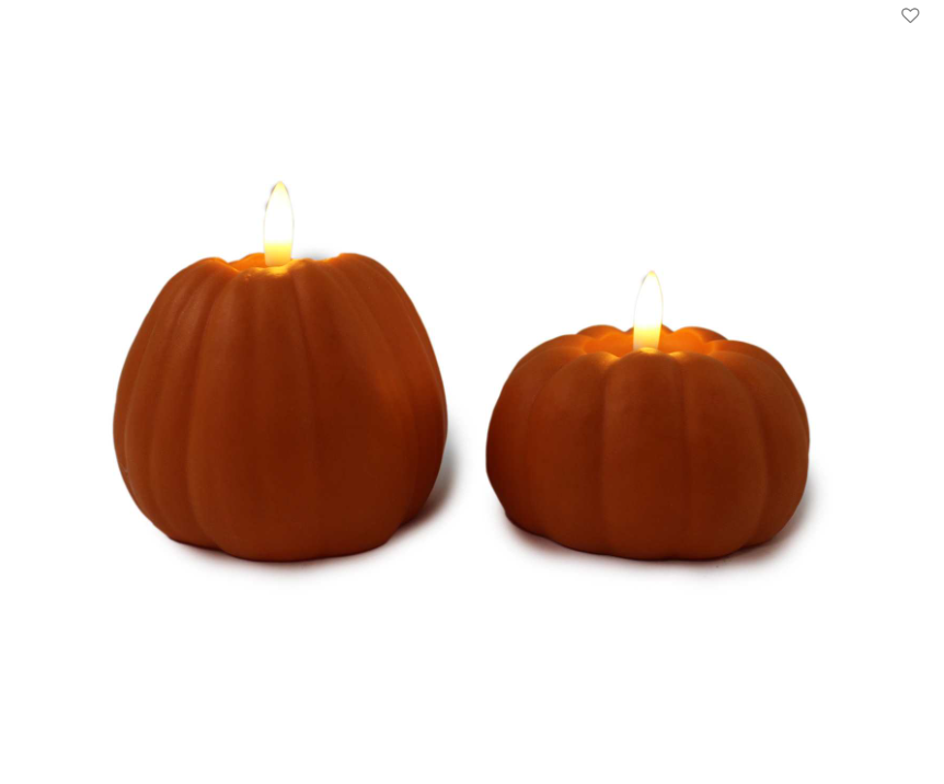 Pumpkin with 3D Flicker Flame – Outdoor Battery Operated