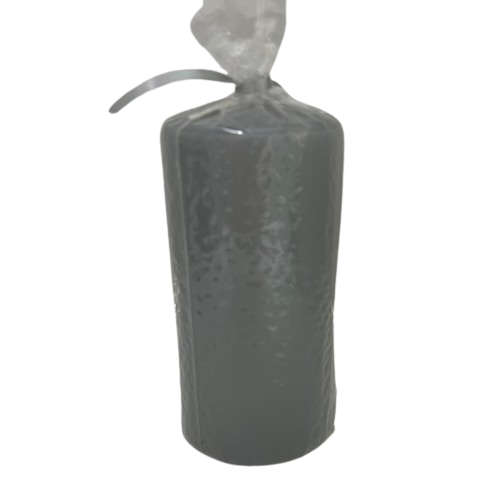 Grey Pillar Candle
