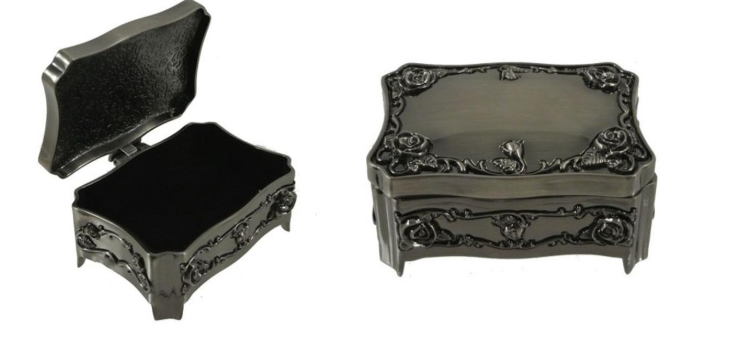 Dark Nickel Jewellery Box