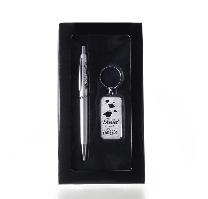 Graduation Pen and Keychain Set