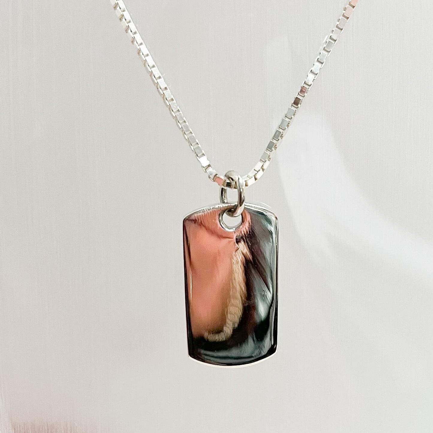 Silver Dogtag Necklace