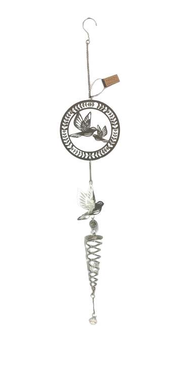 Bird with Crystal Spinner