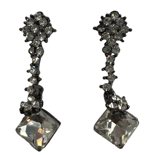 Clear Crystal Earrings