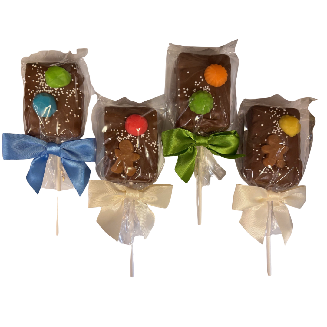 Festive Rice Crispy Chocolate Pop – Holiday Treat