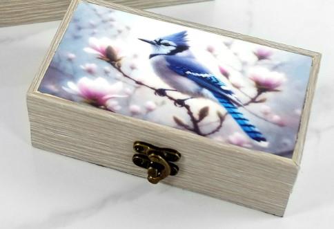 Blue Jay Keepsake Box