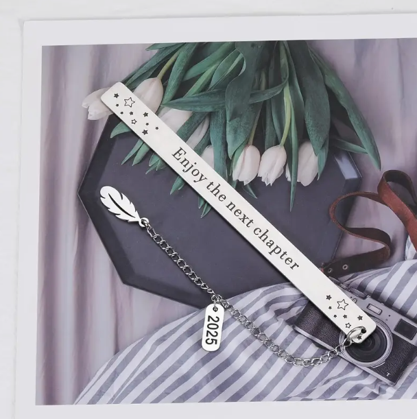 Enjoy the Next Chapter Bookmark Dated 2025