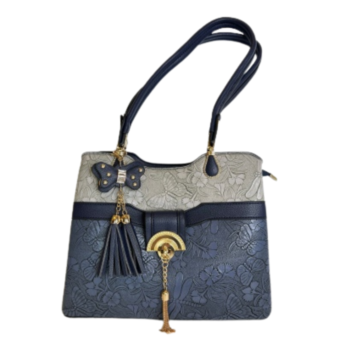 Two Tone Blue Purse