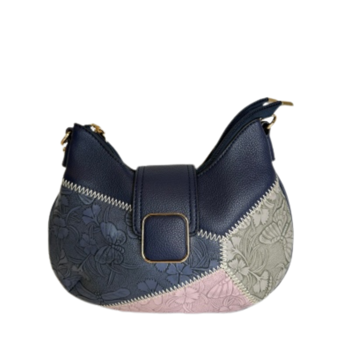 Blue Patchwork Purse