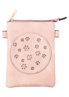 Pink Pawprint Purse
