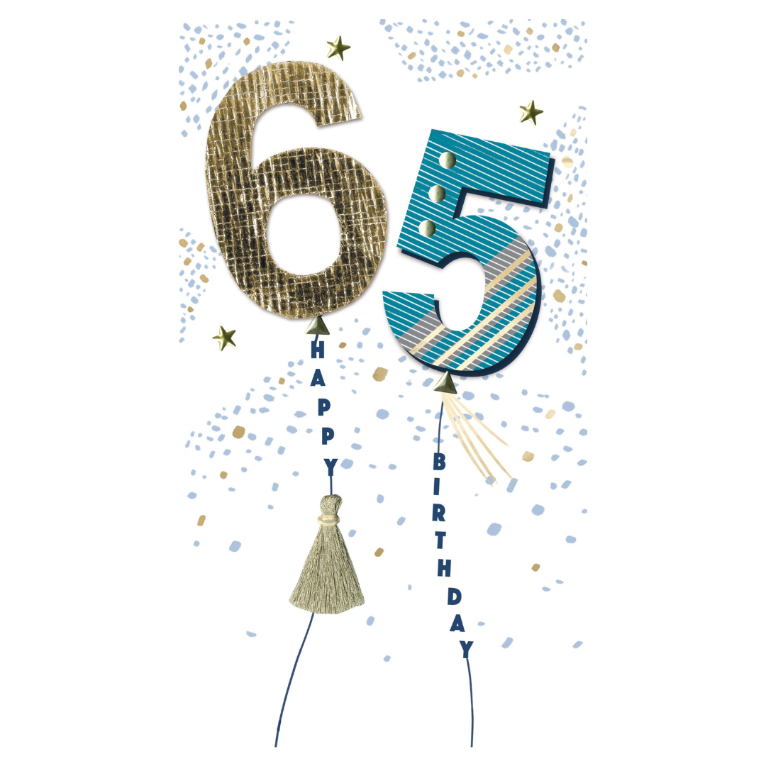 65th Birthday Card – Celebrate a Special Milestone