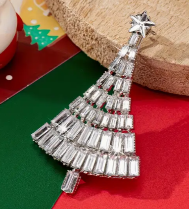 Christmas Tree Brooch