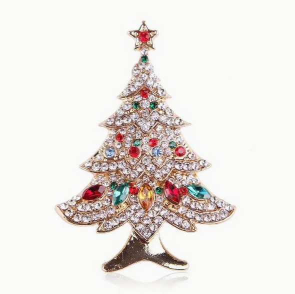 Christmas Tree Brooch