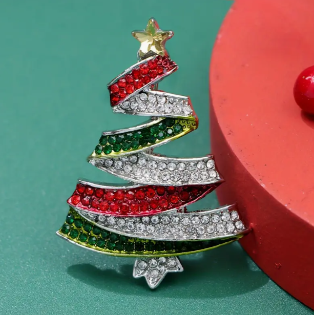 Christmas Tree Brooch