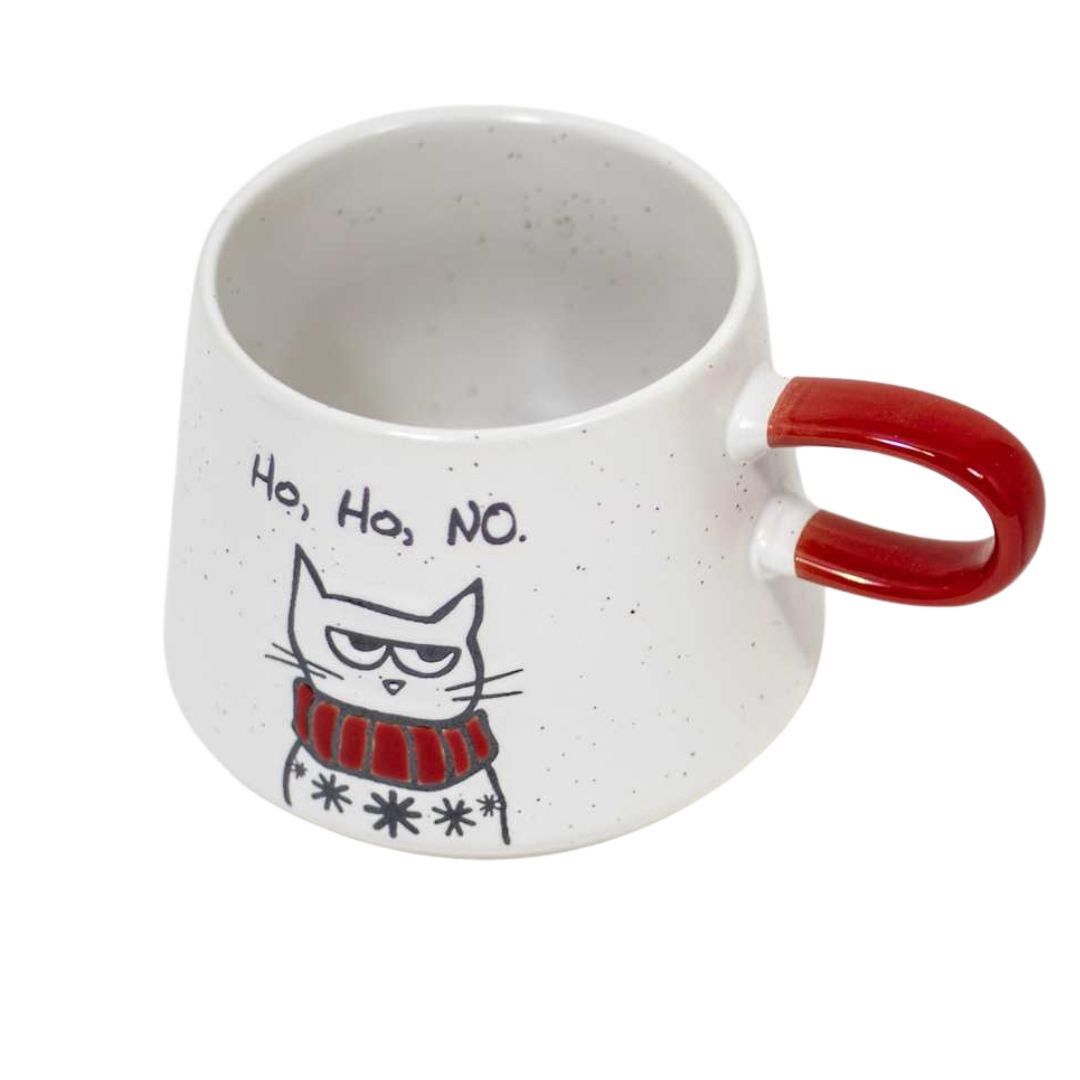 "Ho Ho No" Cat Mug