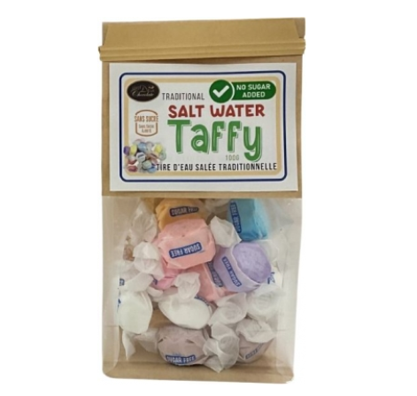 No Sugar Added Salt Water Taffy - 100g Gift Bags