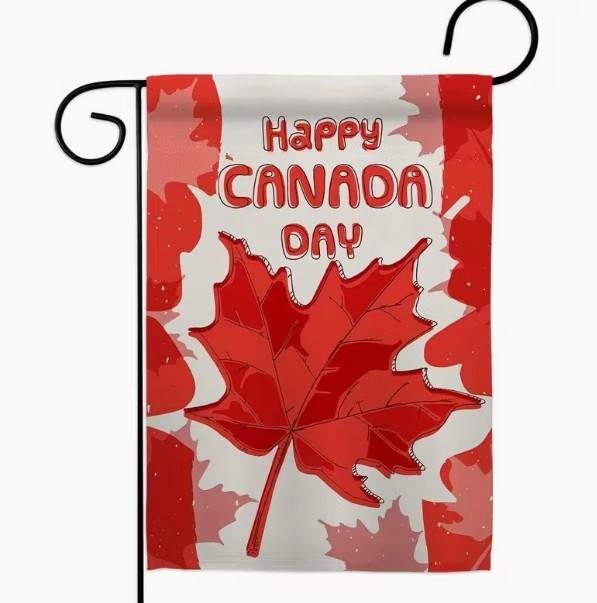 Canada Day Garden Flag