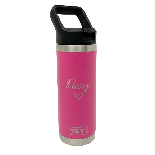 Engraving on Yeti Mugs Brought in