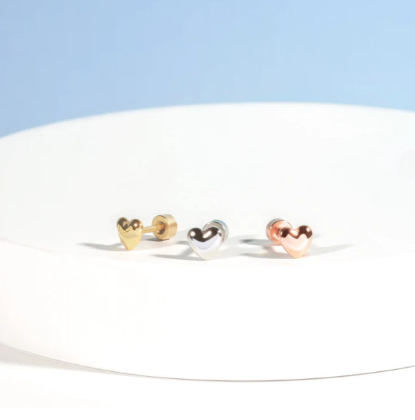 Valene Tiny Heart Studs