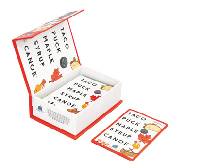 Taco Puck Maple Syrup Canoe Card Game – Canadian Pattern & Speed Game – Ages 8+