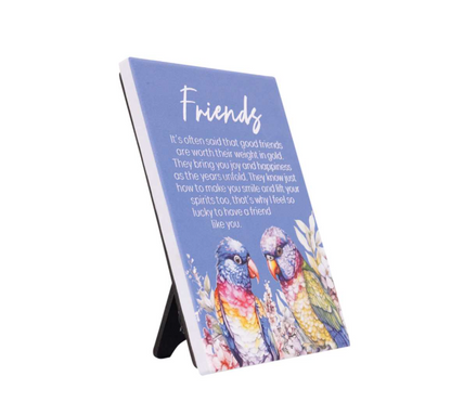 Friends Verse Plaque