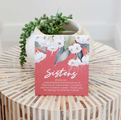 Sisters Verse Plaque