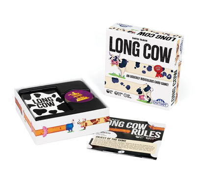 Long Cow Card Game – Build the Wildest Cows – Family Strategy Game – Ages 8+