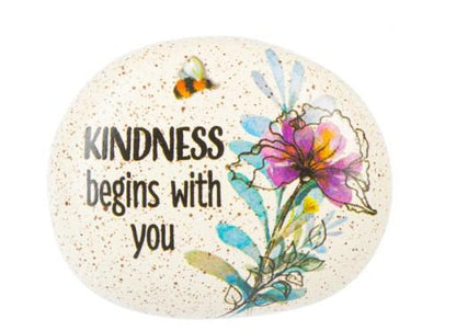 Pocket Coin - Floral Stones