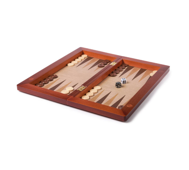 Chess, Checkers & Backgammon 3-in-1 Wooden Game Set