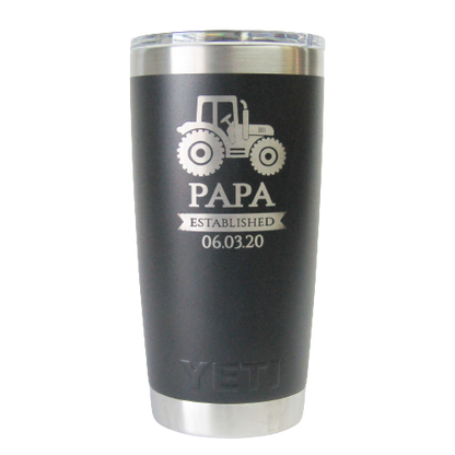 Engraving on Drinkware Brought in with Graphic