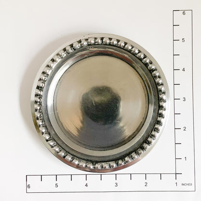 Aluminum Dish with Ribbed Edge