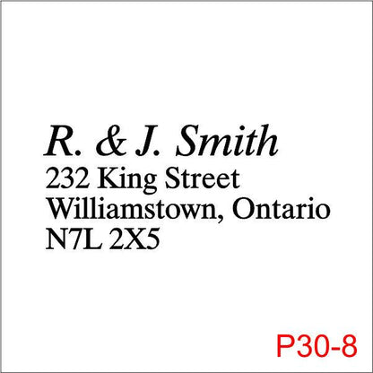 Self-Inking Stamp - Printer 30 - 3/4" x 1 7/8"