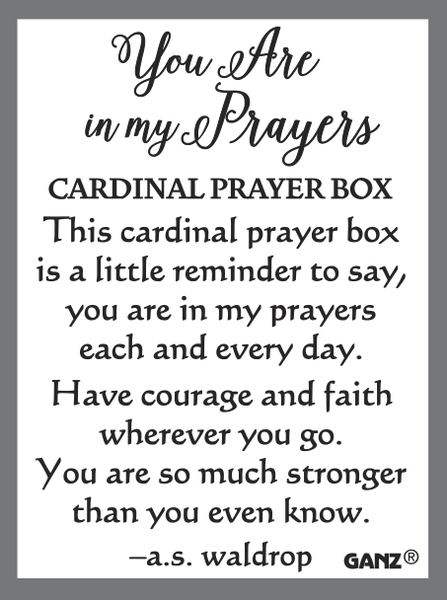 Cardinal Mini Prayer Box