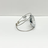 Silver Wire Bangle Watch