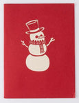 Pop Up Snowman Card