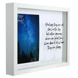 Memorial Stars Shadow Box Frame