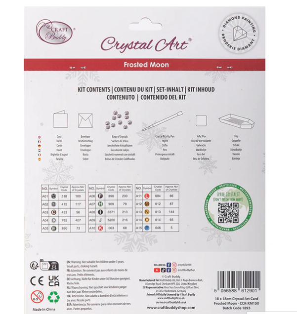 Card Kit "Frosted Moon" Owl