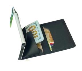 Card Holder Wallet - Cream Leather